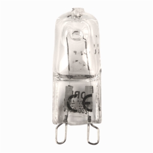 Pære til ovn  - Halogen, 230V / 40W / Type G9  - UNIVERSAL